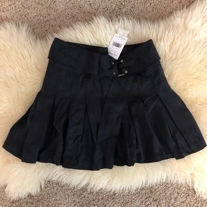 Washed black free people skirt